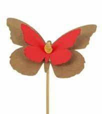 PICK MARIPOSA KRAFT ROJO