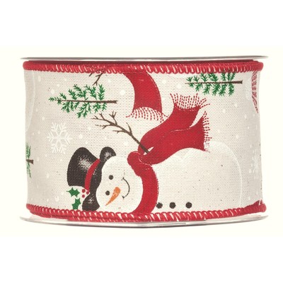 SNOWMAN WHITE/RED