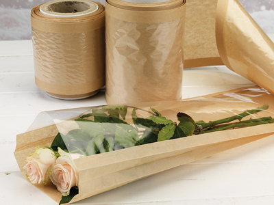 TUBO KRAFT PE PAPER TRANSP. KRAFT