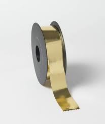 CINTA METALIZADA ORO 30 MM