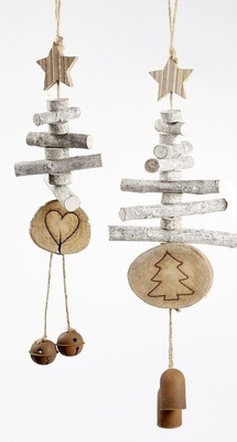 CHIME HANGER TREE FROSTY