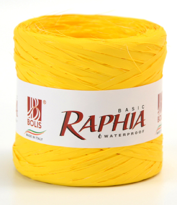 RAFIA SINTÉTICA AMARILLA