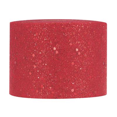 BRILLANT TULLE RED 7 CM