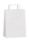 BOLSAS ASA PLANA BLANCO 19+8X23