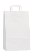 BOLSAS ASA PLANA BLANCO 26+13x41