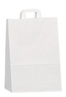 BOLSAS ASA PLANA BLANCO 32+17X45