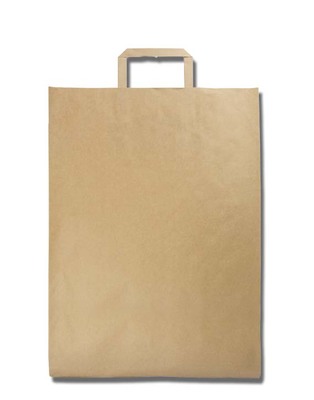 BOLSA PLANA RESISTENTE KRAFT 32+17x39