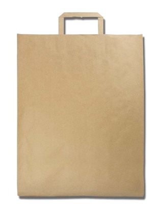 BOLSA PLANA RESISTENTE KRAFT 35+14X46