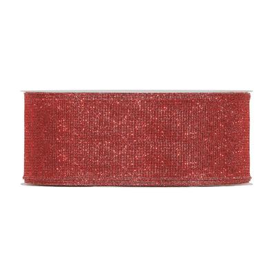 GLITTER NET RED