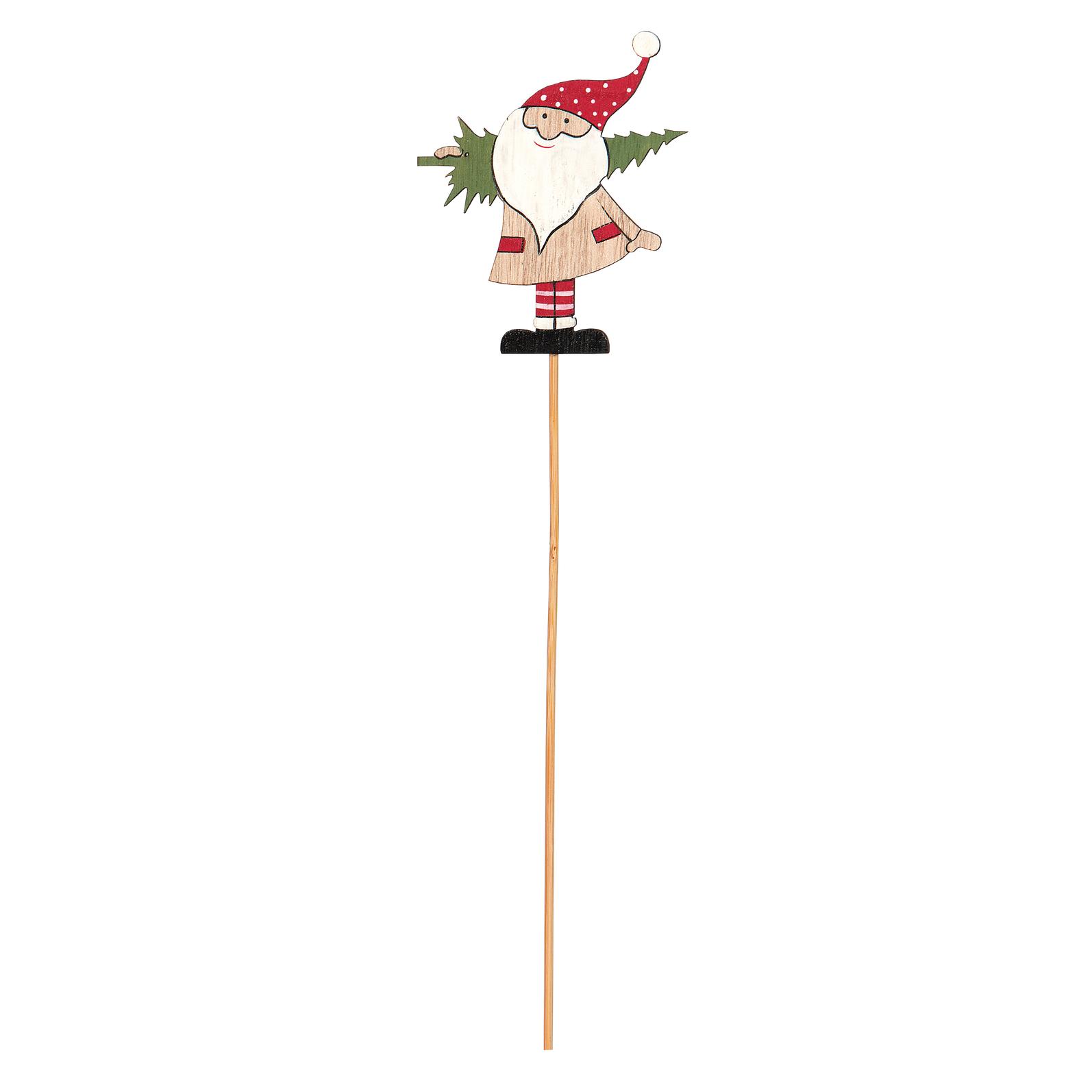 SANTA W/TREE PICK (2 U.)