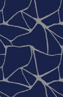 ESTUCADO MOSAICO FONDO AZUL/PLATA