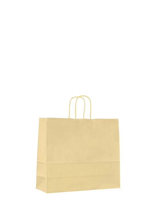 BOLSAS ASA RETORCIDA CREMA 25+11X24