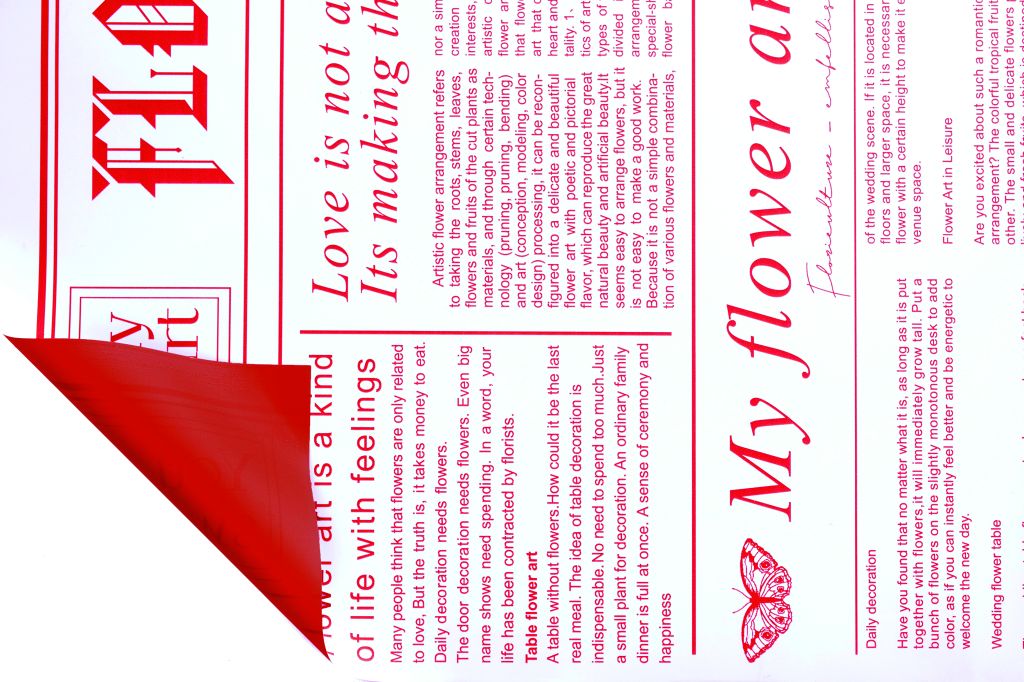 FLOWER JOURNAL ROSSO (PAPEL COREANO)