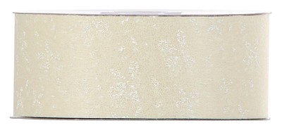 FLOWERS NON-WOVEN BEIGE 40X50